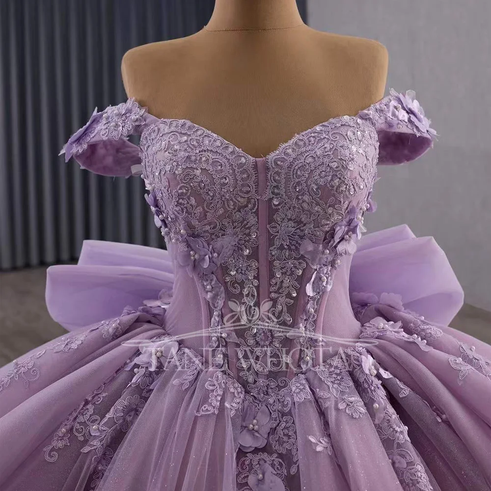Purple Princess Dress For 15 Quinceanera Sweetheart Off-Shoulder Lace-Up Back Bow Beading Appliques Crystal
Purple Princess Dress For 15 Quinceanera Sweetheart Off-Shoulder Lace-Up Back Bow Beading Appliques Crystal