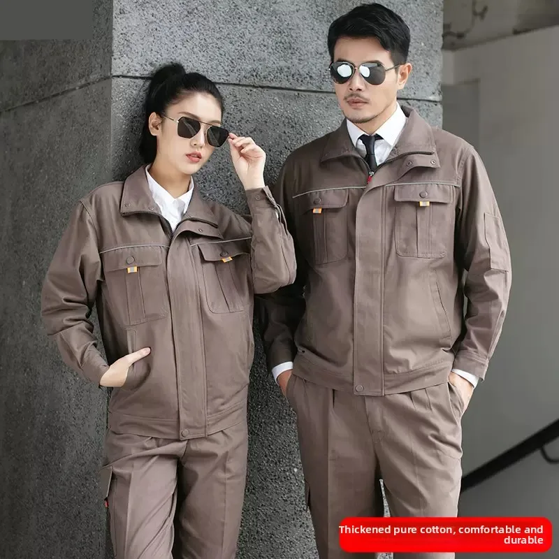 Thickened Pure Cotton Workwear Welding Set Men's Anti-Scald Wear Resistant for Spring Autumn Automobile Maintenance ...
Thickened Pure Cotton Workwear Welding Set Men's Anti-Scald Wear Resistant for Spring Autumn Automobile Maintenance ...