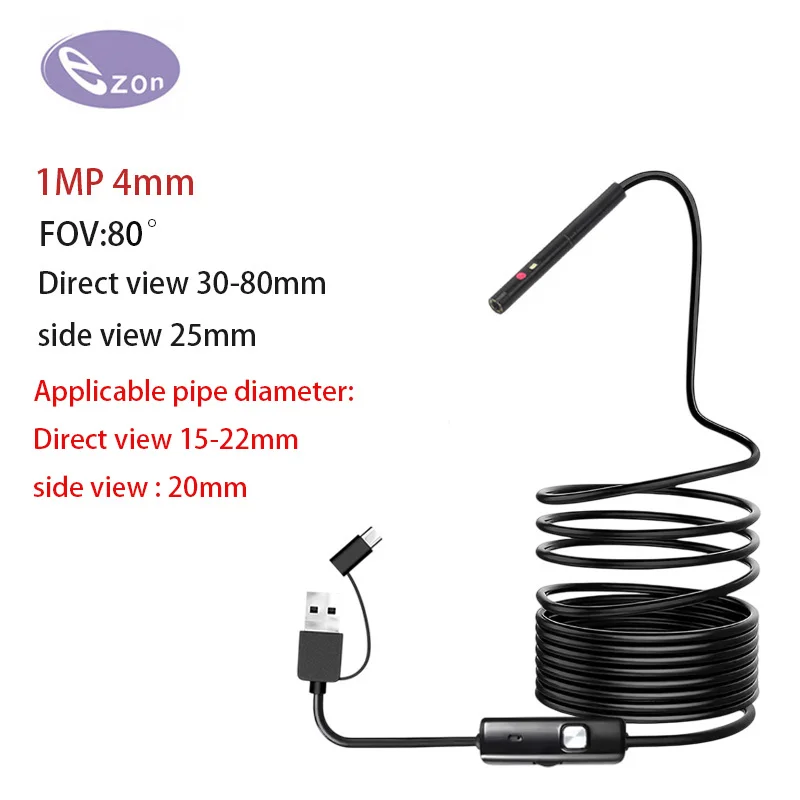 Эндоскопическая камера 720P с двумя объективами и 4 мм для Android и ПК Type-c, светодиодная лампа IP67, бороскопическая камера для промышленного осмотра
Эндоскопическая камера 720P с двумя объективами и 4 мм для Android и ПК Type-c, светодиодная лампа IP67, бороскопическая камера для промышленного осмотра