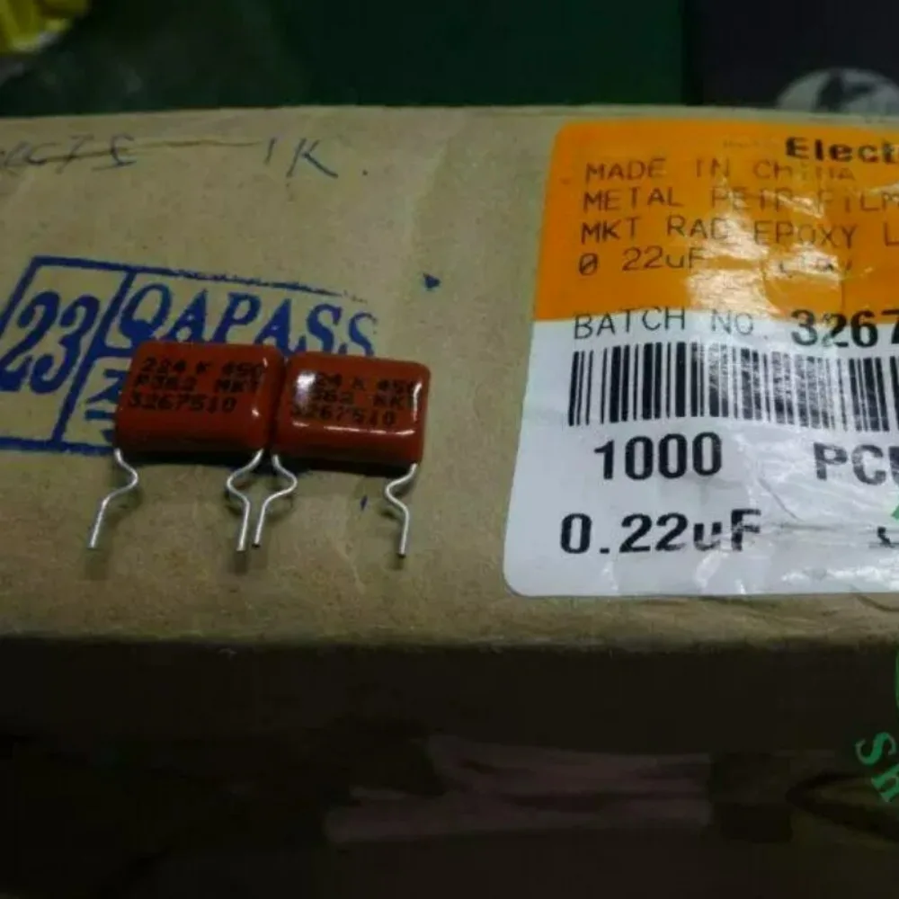 10pcs/lot MKT 0.22uf 450V 220nF 224 Brand New 10mm Film Capacitor
10pcs/lot MKT 0.22uf 450V 220nF 224 Brand New 10mm Film Capacitor