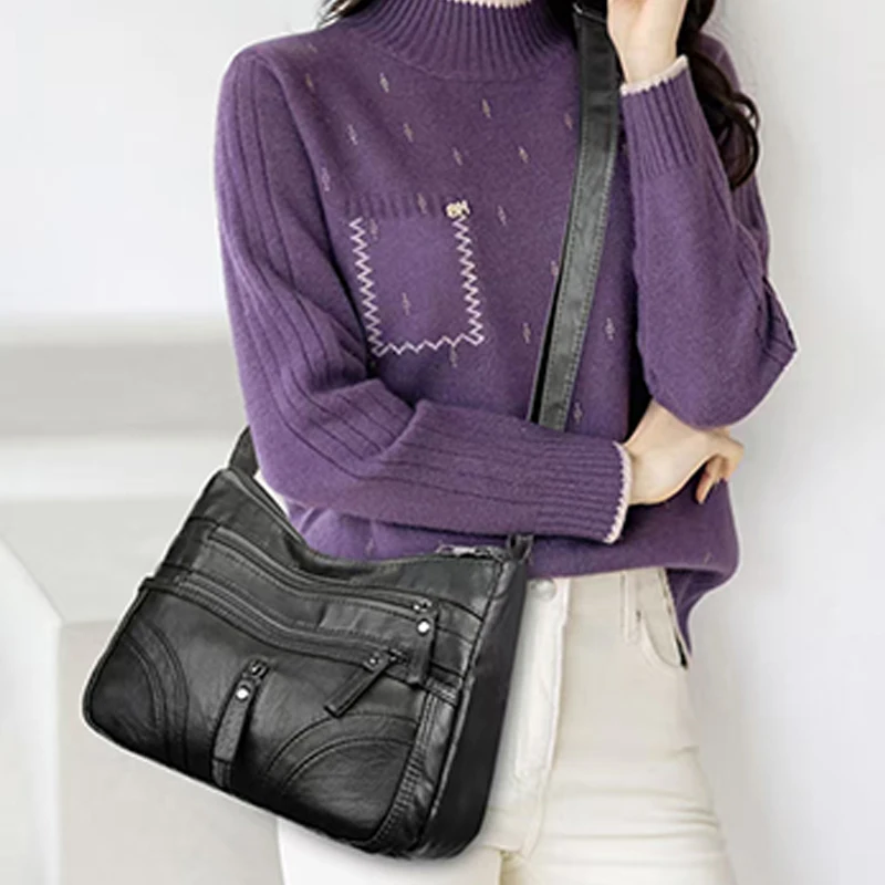 Fashion Women's Multi-color Leather Crossbody Bag for Daily Outings Commute Versatile Multi-pocket Stylish High-end Bag
Fashion Women's Multi-color Leather Crossbody Bag for Daily Outings Commute Versatile Multi-pocket Stylish High-end Bag