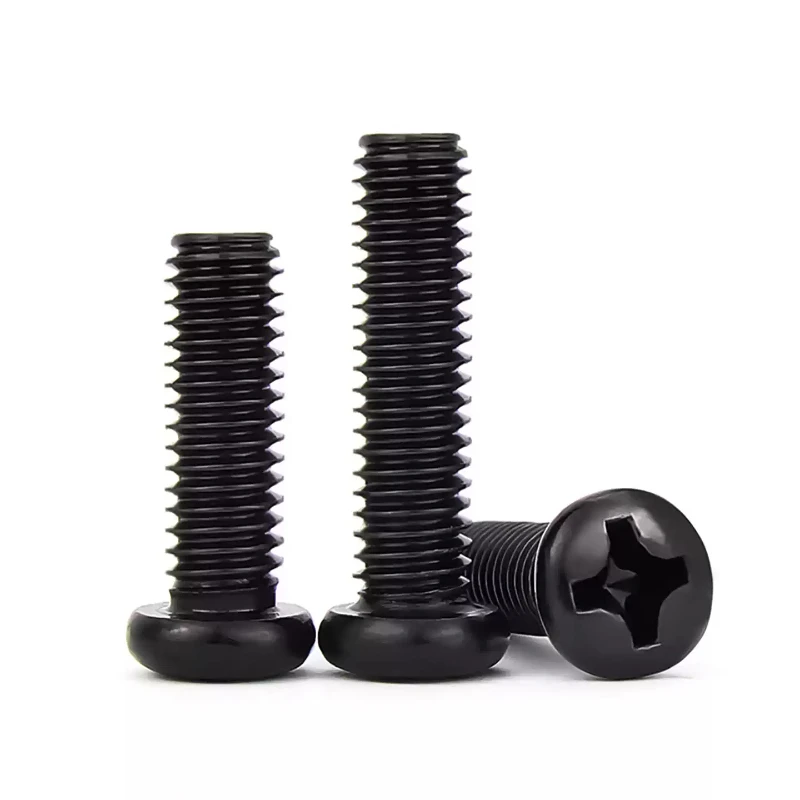 M2 M2.5 M3 M4 M5 M6 M8 Black 304 Stainless Steel Cross Recessed Round Head Screws Cross Pan Head Machine Bolts
M2 M2.5 M3 M4 M5 M6 M8 Black 304 Stainless Steel Cross Recessed Round Head Screws Cross Pan Head Machine Bolts