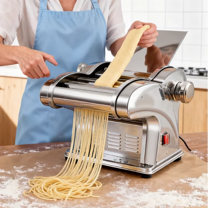 Electric 3 Blade Stainless Steel Dumpling Skin Maker Multifunctional Noodle Machine for Household Small Kitchen Appliance
Electric 3 Blade Stainless Steel Dumpling Skin Maker Multifunctional Noodle Machine for Household Small Kitchen Appliance