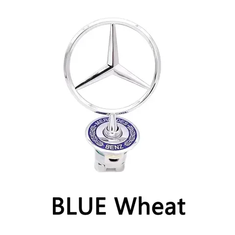 1pcs  Metal For Mercedes Benz Front Hood Bonnet Head GLA GLB GLC GLE E200 E260 E300 Car Badge Emblem Accessories