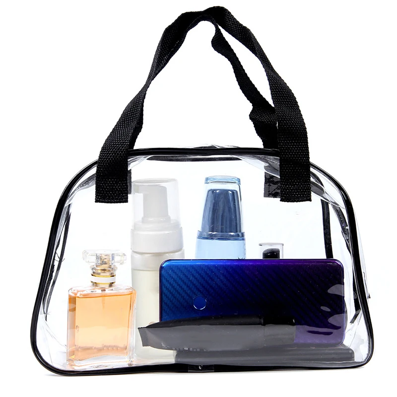PVC Transparent Cosmetic Bag Tote Bag Travel Toiletries Bag Small Handbag Wash Bag
PVC Transparent Cosmetic Bag Tote Bag Travel Toiletries Bag Small Handbag Wash Bag