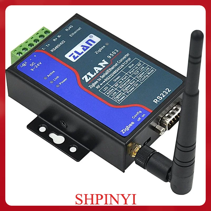 Top fashion serial port RS232 RS485 RS422 to Ethernet to Zigbee wireless converter ZLAN9503
Top fashion serial port RS232 RS485 RS422 to Ethernet to Zigbee wireless converter ZLAN9503