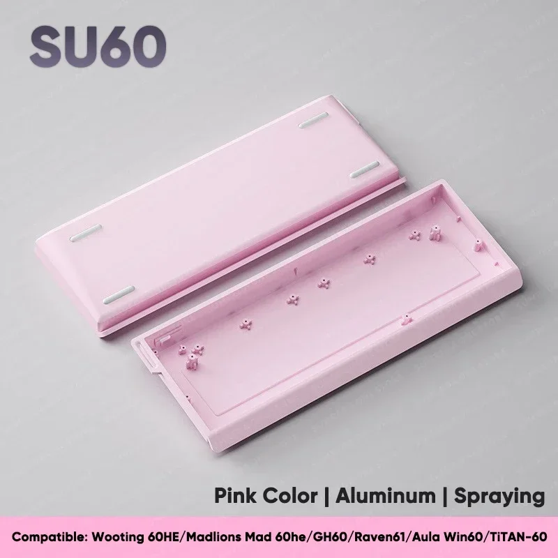 SU60 Wooting 60HE Aluminum Keyboard Shell 60% Keys Layouts Keyboard Case For Madlions Mad 60he GH60 Raven61 Aula Win60 Keyboard
SU60 Wooting 60HE Aluminum Keyboard Shell 60% Keys Layouts Keyboard Case For Madlions Mad 60he GH60 Raven61 Aula Win60 Keyboard