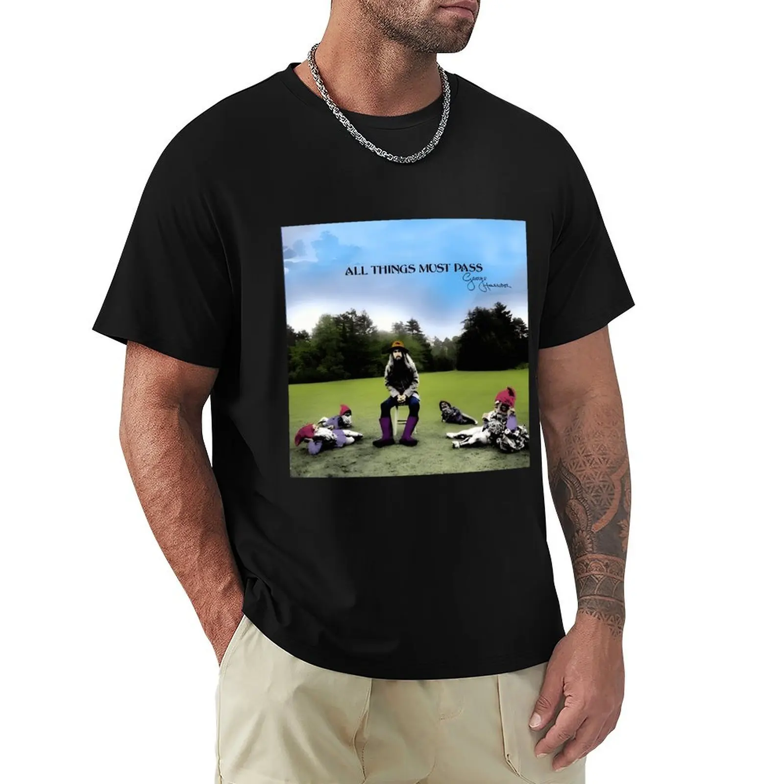 All Things Must Pass album picture with three boys T-Shirt Summer Festival T-Shirt
All Things Must Pass album picture with three boys T-Shirt Summer Festival T-Shirt
