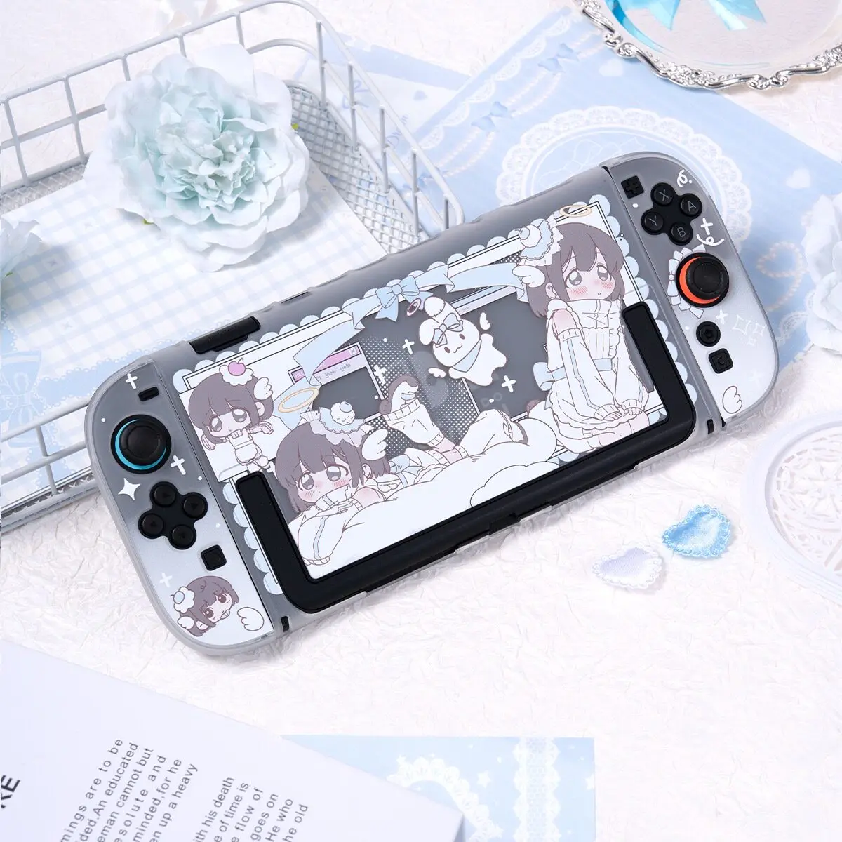 Anime Light Blue Transparent Switch Case for Nintendo NS2 Matte Finish Detachable Hard Case Joy-Con Gaming Console Accessorie
Anime Light Blue Transparent Switch Case for Nintendo NS2 Matte Finish Detachable Hard Case Joy-Con Gaming Console Accessorie