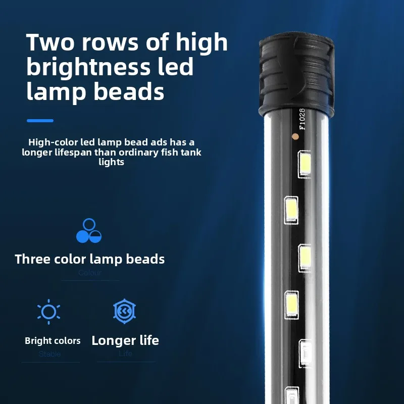Aquarium Light LED Plant Grow Lamp Waterproof Fish Tank Light 18-58CM Underwater Aquariums Decor Lighting 90-260V 5730chip 
Aquarium Light LED Plant Grow Lamp Waterproof Fish Tank Light 18-58CM Underwater Aquariums Decor Lighting 90-260V 5730chip