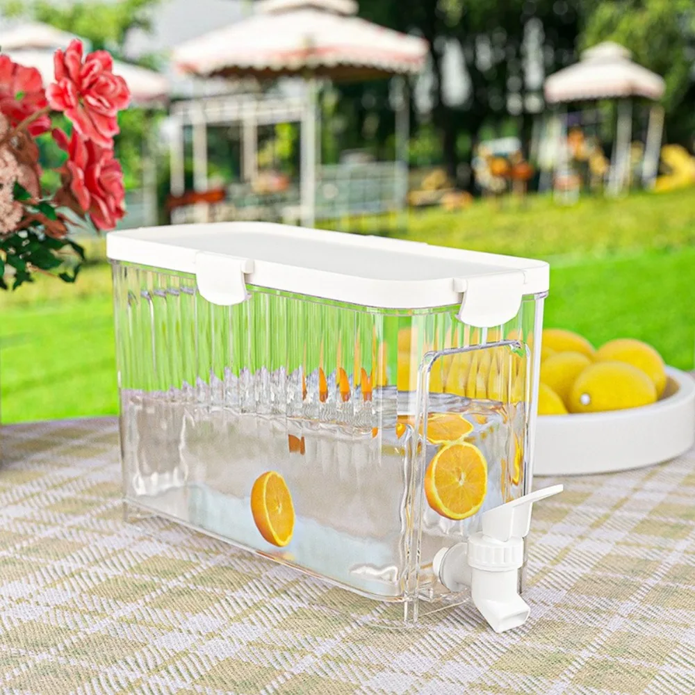 Water Containers Large Capacity Cold Water Pot Seal with Faucet Cold Water Kettle Practical Beverage Dispenser For Summer
Water Containers Large Capacity Cold Water Pot Seal with Faucet Cold Water Kettle Practical Beverage Dispenser For Summer