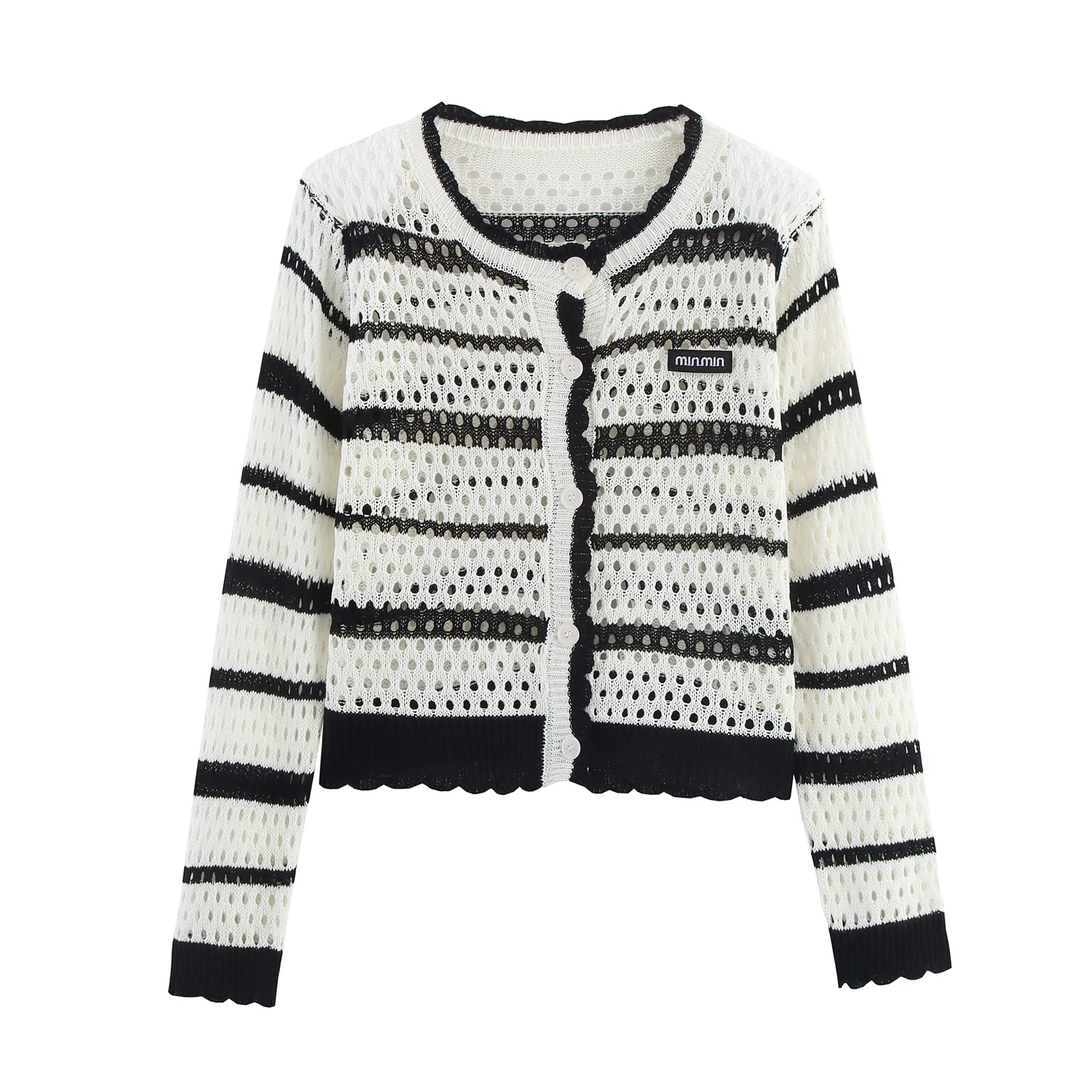Taop&Za women's clothing autumn new products, elegant temperament, fashionable, simple and versatile hollow knitted cardigan
Taop&Za women's clothing autumn new products, elegant temperament, fashionable, simple and versatile hollow knitted cardigan
