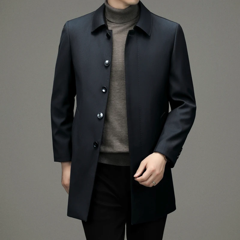 2023 autumn fashion coat men's High quality trench coat Business Casual fleece warmth jackets Men's Clothing size M-4XL
2023 autumn fashion coat men's High quality trench coat Business Casual fleece warmth jackets Men's Clothing size M-4XL