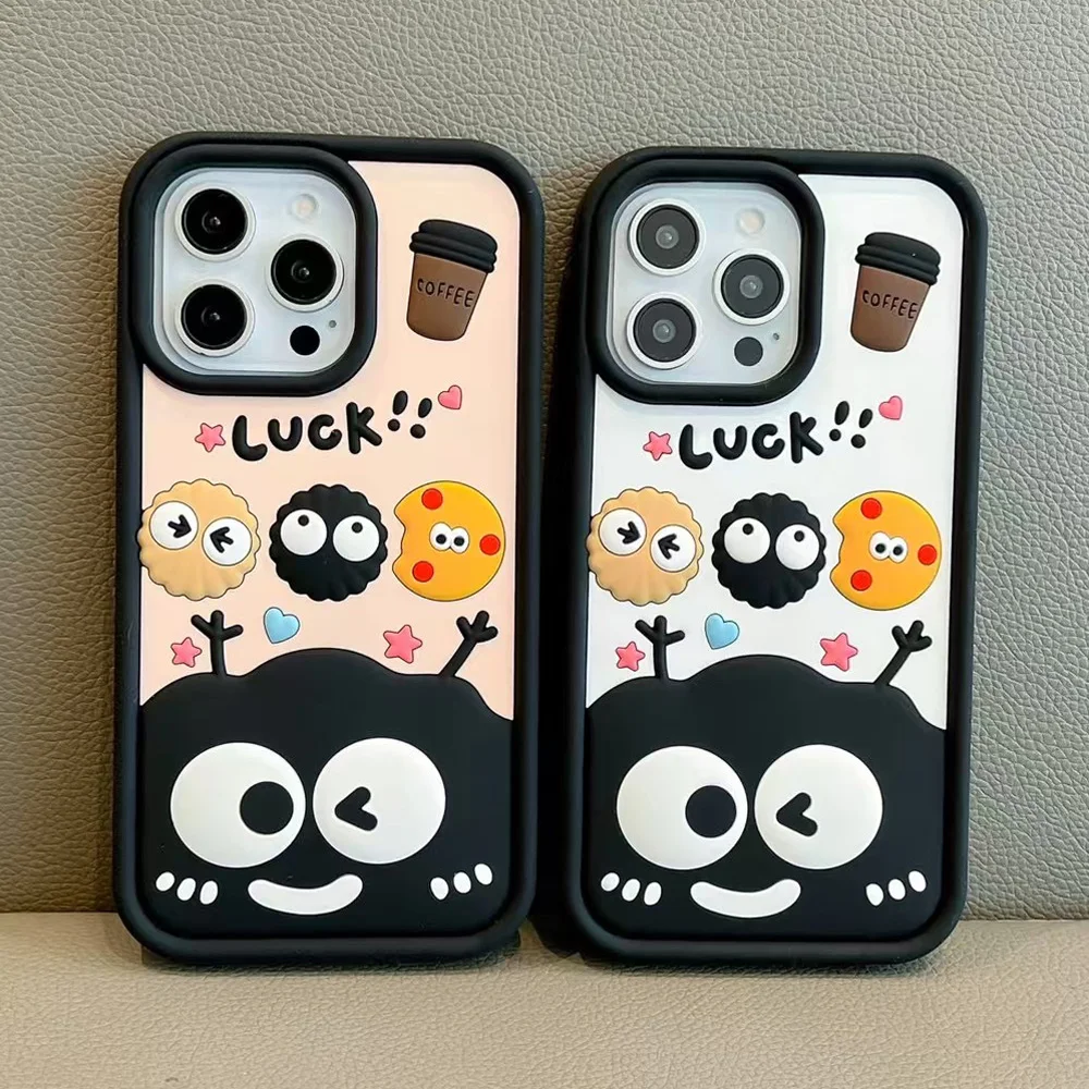 For iPhone 12 13 14 15 16 pro max, 3D Cute Cartoon Style Black Coals Love Coffee Soft Silicone Phone Case, Back Cover Skin Shell
For iPhone 12 13 14 15 16 pro max, 3D Cute Cartoon Style Black Coals Love Coffee Soft Silicone Phone Case, Back Cover Skin Shell