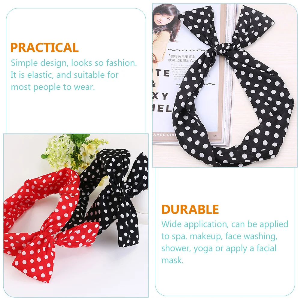2Pcs Comfortable Headbands Wide Elastic Bands for Women Nighttime Moisturizing Hair Scarf Cloth Headbands Dot Hair Bands
2Pcs Comfortable Headbands Wide Elastic Bands for Women Nighttime Moisturizing Hair Scarf Cloth Headbands Dot Hair Bands