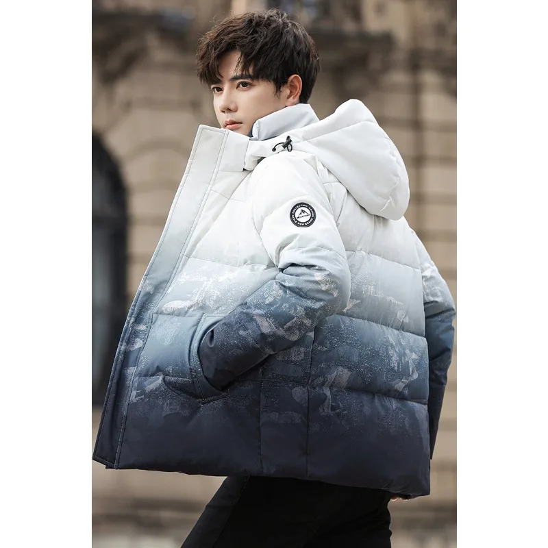 Outdoor High-quality Fashion Trend Gradient Down Jacket Comfortable and Versatile Windproof Breathable Winter Warm Jacket
Outdoor High-quality Fashion Trend Gradient Down Jacket Comfortable and Versatile Windproof Breathable Winter Warm Jacket