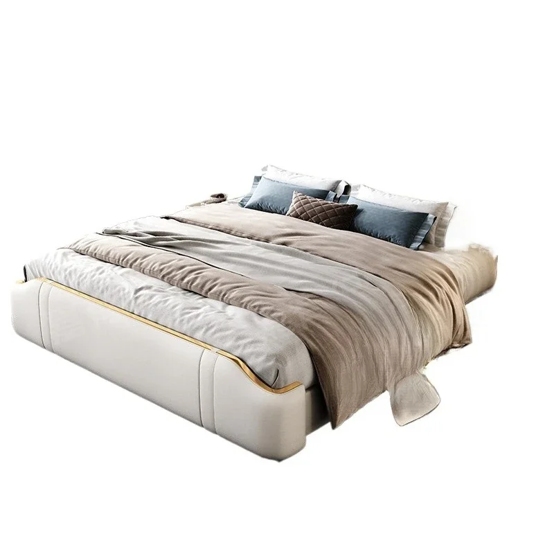 Wedding bed light luxury master bedroom leather bed
Wedding bed light luxury master bedroom leather bed