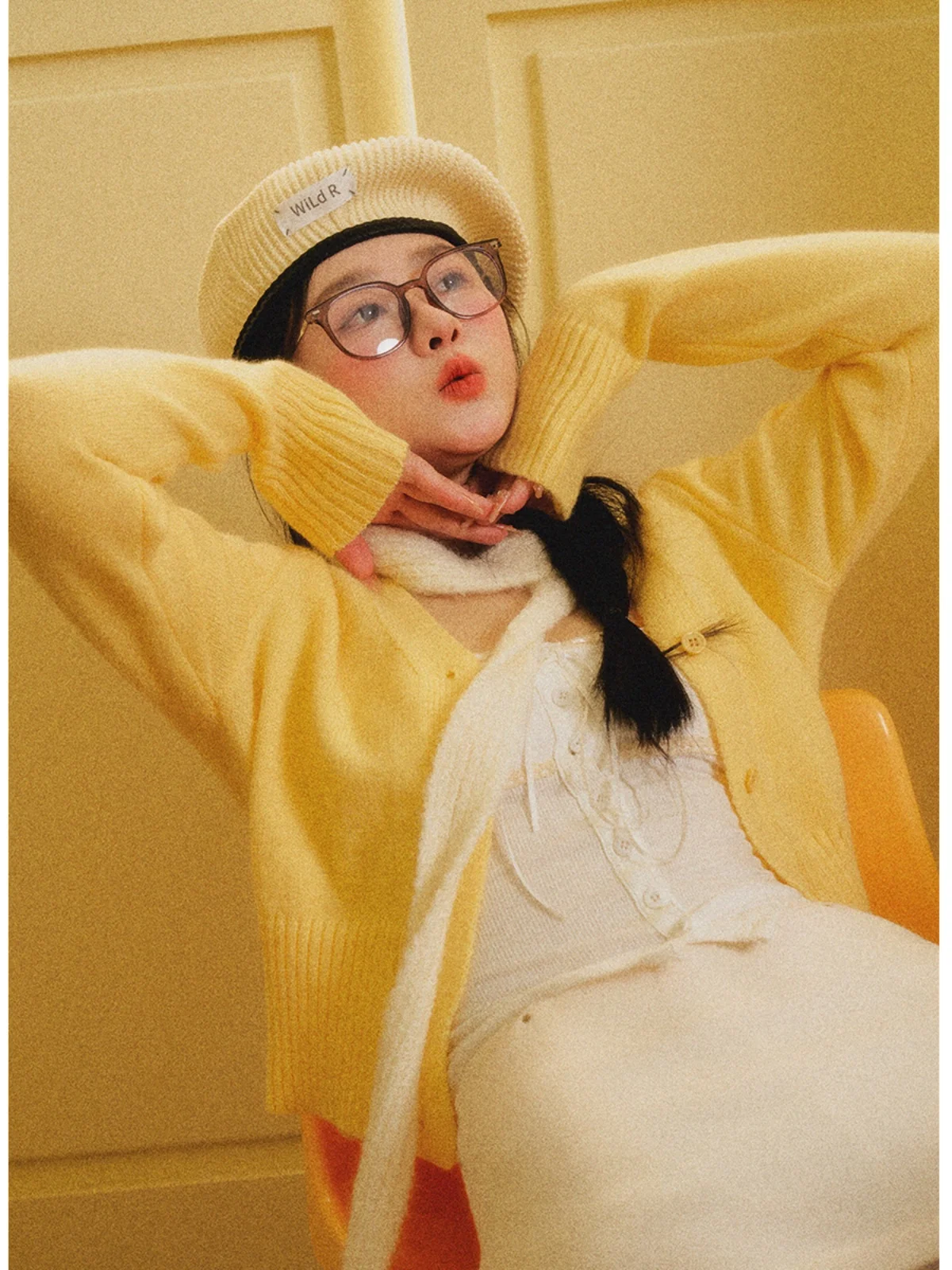 Женский вязаный кардиган WiLd R Drunken Yellow, приталенный, осенне-зимний свитер-жакет с V-образным вырезом, стандартный крой
Женский вязаный кардиган WiLd R Drunken Yellow, приталенный, осенне-зимний свитер-жакет с V-образным вырезом, стандартный крой