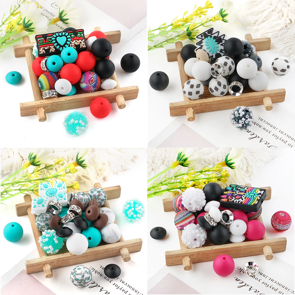 Kovict New National Style Silicone Beads Acrylic Bead Combination Suit ForDIY Key Chain Pen Necklace Bracelet Jewelry Accessorie
Kovict New National Style Silicone Beads Acrylic Bead Combination Suit ForDIY Key Chain Pen Necklace Bracelet Jewelry Accessorie