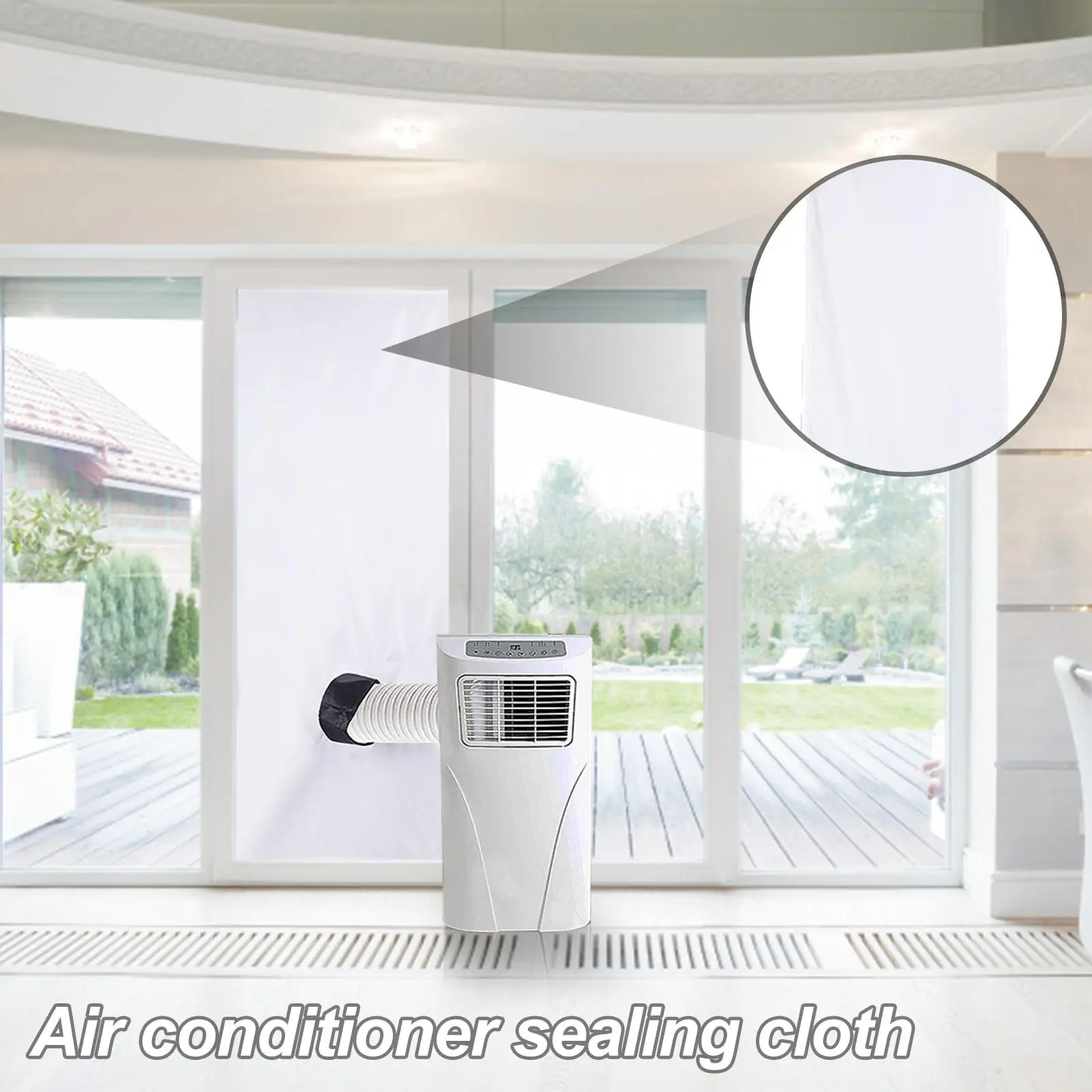 AC Window Vent Kit Waterproof Air Conditioner Sealing Cloth Mobile Air Conditioner Accessory Universal Air Conditioning Baffle
AC Window Vent Kit Waterproof Air Conditioner Sealing Cloth Mobile Air Conditioner Accessory Universal Air Conditioning Baffle