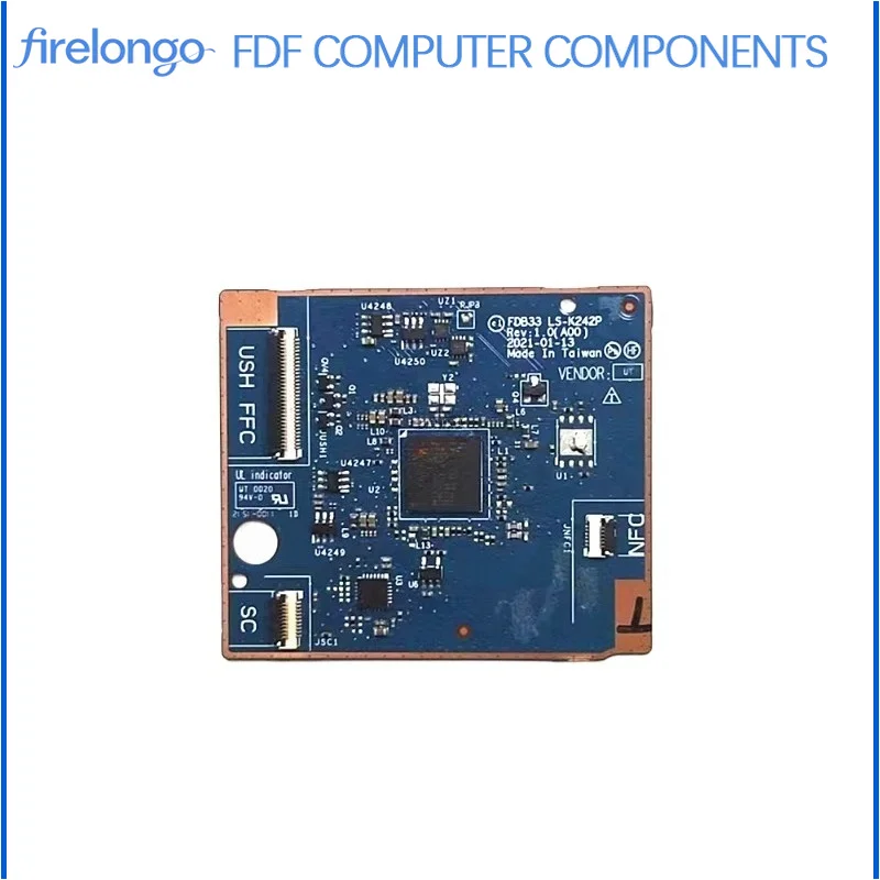 New for Dell Latitude 7320 Keyboard Daughterboard LS-K242P Original Replacement Part
New for Dell Latitude 7320 Keyboard Daughterboard LS-K242P Original Replacement Part