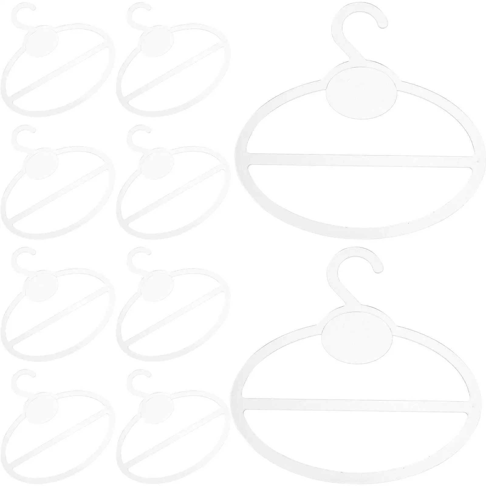10PCS Black 13cm Round Hook Scarf Hanger for Multiple Scarves Belt Tie Organizer Travel Closet Storage Rack Home Use
10PCS Black 13cm Round Hook Scarf Hanger for Multiple Scarves Belt Tie Organizer Travel Closet Storage Rack Home Use