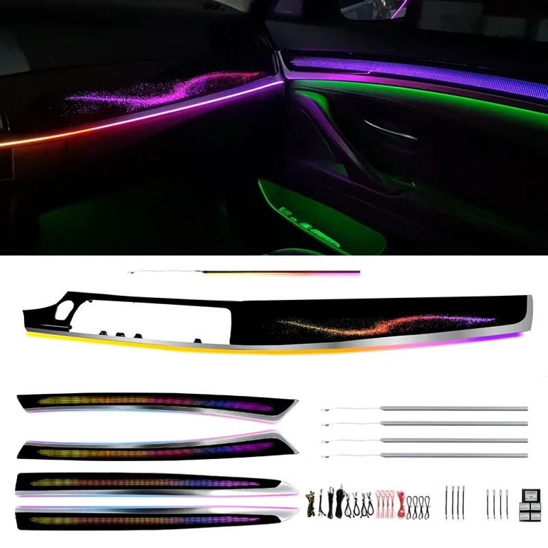 Car LED Ambient Light For BMW 5 series F10 F11 F18 518d 520d 523i 525d 528i 530i 535i LHD 2012-2017 RGB Symphony Atmosphere Lamp
Car LED Ambient Light For BMW 5 series F10 F11 F18 518d 520d 523i 525d 528i 530i 535i LHD 2012-2017 RGB Symphony Atmosphere Lamp