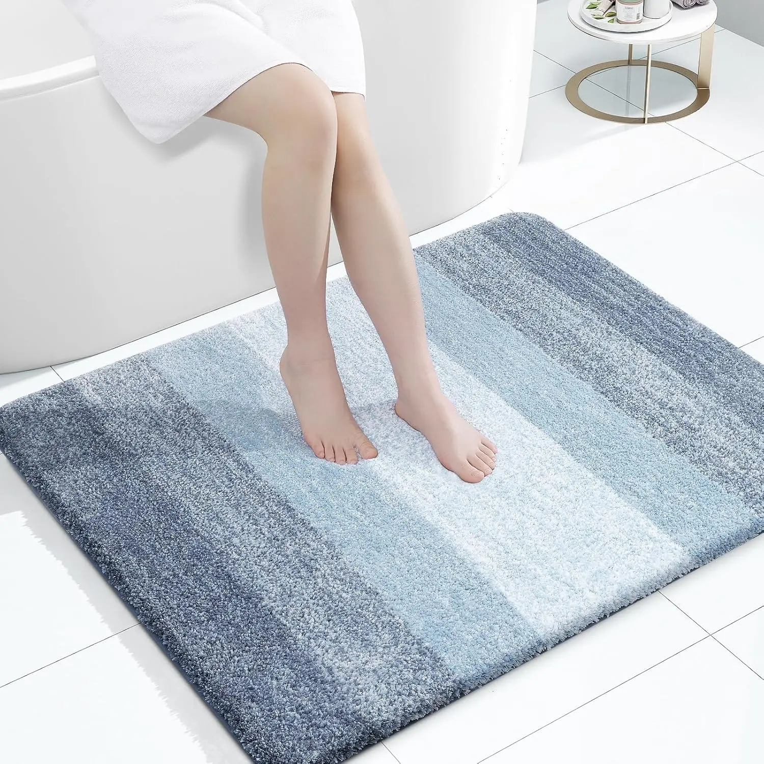 Extra Soft Absorbent Microfiber Bath Rugs 40x32, Quick Dry Machine Washable with Rubber Backing for Bathroom Floor Tub Shower
Extra Soft Absorbent Microfiber Bath Rugs 40x32, Quick Dry Machine Washable with Rubber Backing for Bathroom Floor Tub Shower