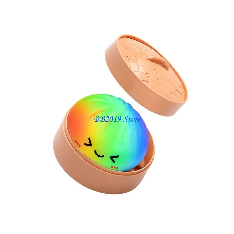 Q0KB Cartoon Design Rainbow Baozi Stuffed Bun Squeeze Toy Steamer Play Props
Q0KB Cartoon Design Rainbow Baozi Stuffed Bun Squeeze Toy Steamer Play Props