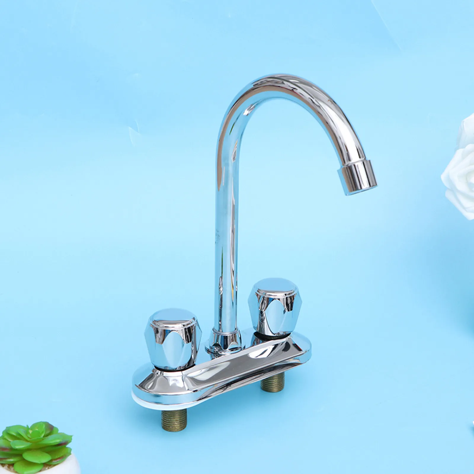 1pc Solid Copper Hot Cold Handle Hot Cold Faucet For Bathroom Kitchen Sink Mixer Tap Drip-Free Rotary Basin Faucet
1pc Solid Copper Hot Cold Handle Hot Cold Faucet For Bathroom Kitchen Sink Mixer Tap Drip-Free Rotary Basin Faucet