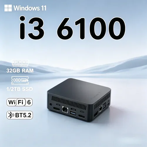 2026 Novate Diminutive MINI PC Windows 11 Pro Core I3 6100 RAM 1TB 2TB SSD WIFI 6 BT5.2 4K HD Lavish Leisure Gaming
2026 Novate Diminutive MINI PC Windows 11 Pro Core I3 6100 RAM 1TB 2TB SSD WIFI 6 BT5.2 4K HD Lavish Leisure Gaming