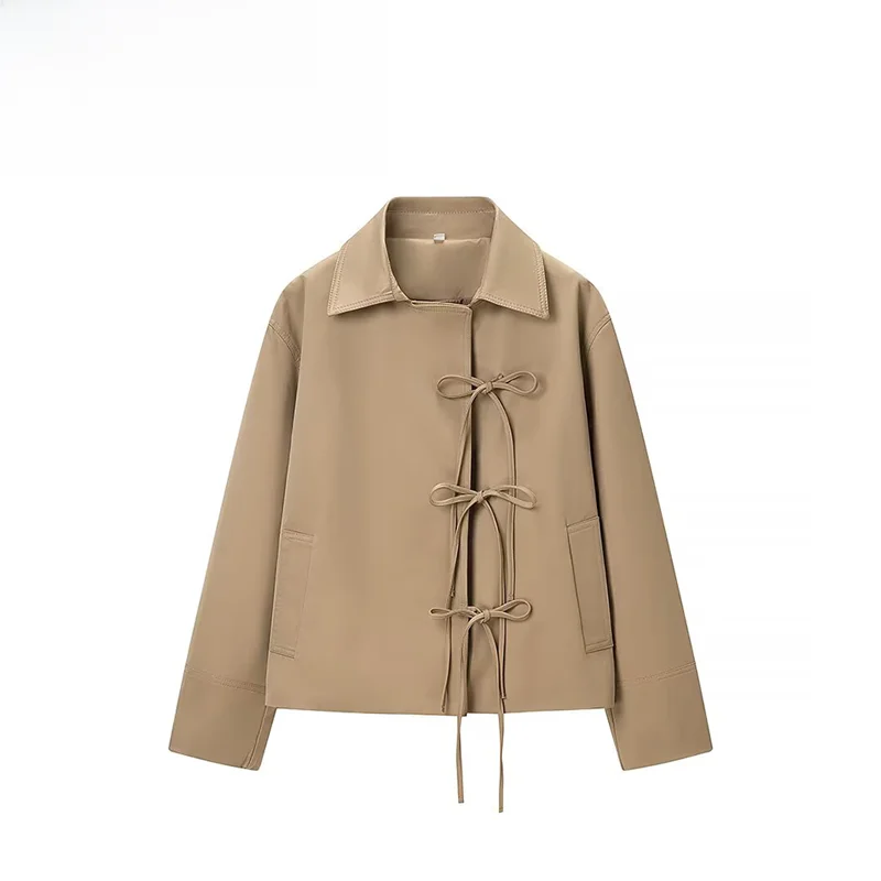 Faionable повседневная верхняя одежда с поясом для женщин, простое осеннее новое поступление, универсальное пальто из полиэфирного волокна
Faionable повседневная верхняя одежда с поясом для женщин, простое осеннее новое поступление, универсальное пальто из полиэфирного волокна