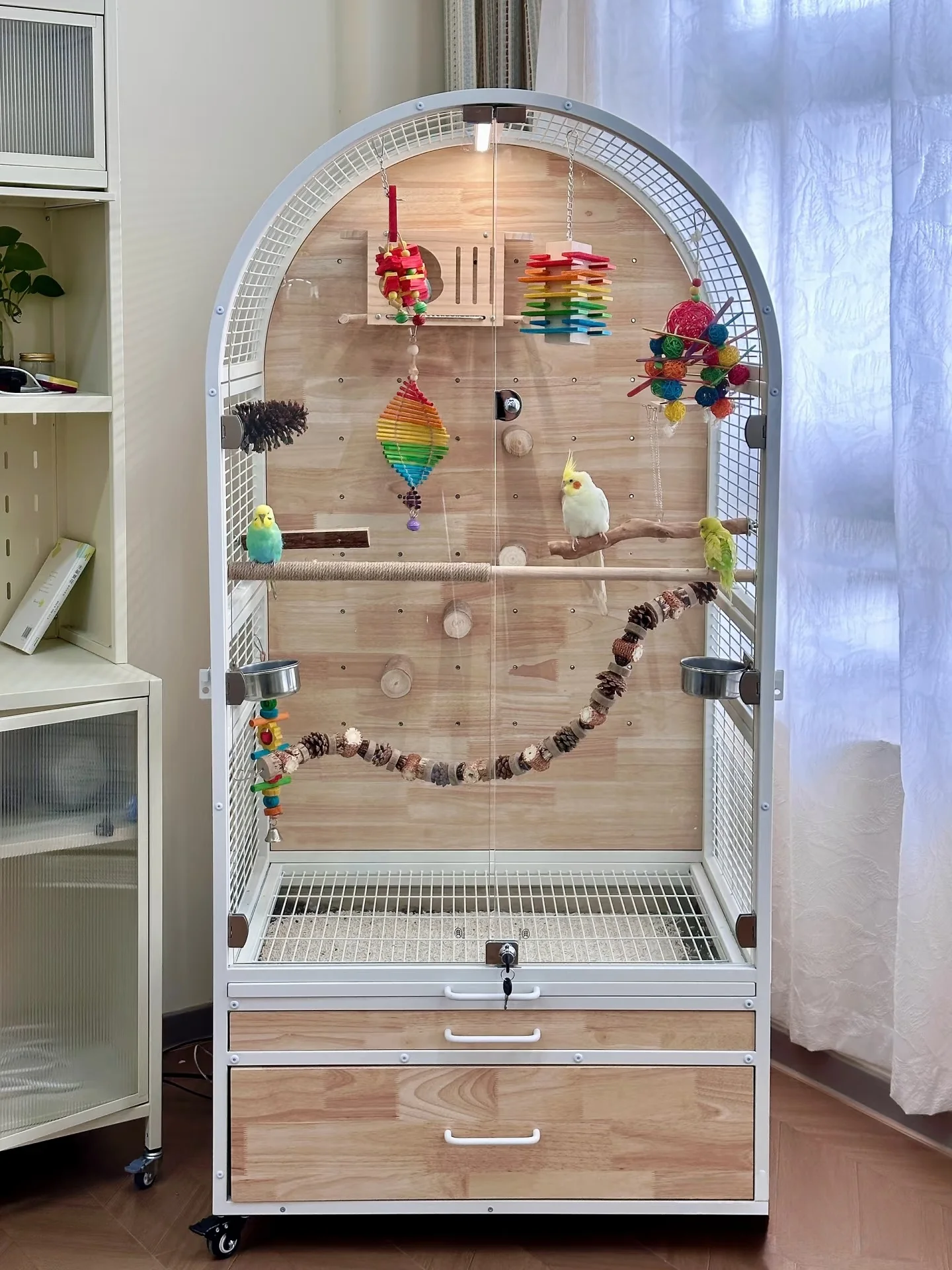 Custom Best Price Manufacturer Wholesale Multi Level Cage Fir Parrot Luxury Metal Decorative Birds Cage Pet Containment Cage
Custom Best Price Manufacturer Wholesale Multi Level Cage Fir Parrot Luxury Metal Decorative Birds Cage Pet Containment Cage