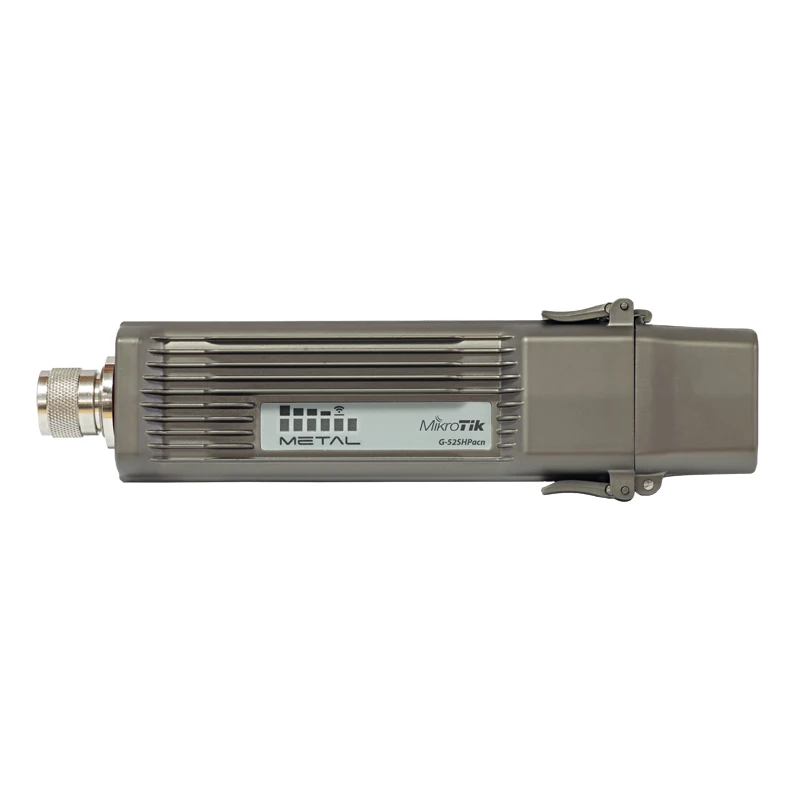 MikroTik RBMetalG-52SHPacn Metal 52 ac 2.4/5GHz software selectable AP/Backbone/CPE with AC support, high TX power, Omni antenna
MikroTik RBMetalG-52SHPacn Metal 52 ac 2.4/5GHz software selectable AP/Backbone/CPE with AC support, high TX power, Omni antenna