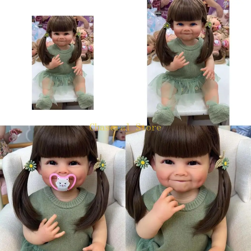 E7CE 55cm Soft Vinyl Doll Toddler Girl Doll 3-D Life Like Doll Educational Reborns Collectable Dolls Kids Parenting Game Toy
E7CE 55cm Soft Vinyl Doll Toddler Girl Doll 3-D Life Like Doll Educational Reborns Collectable Dolls Kids Parenting Game Toy