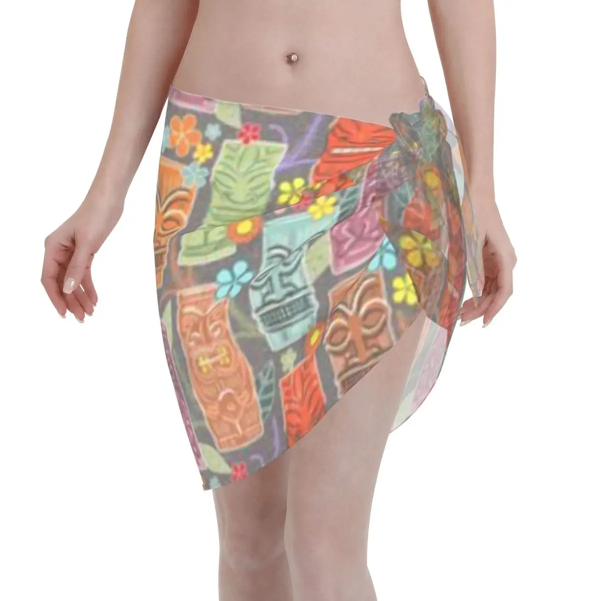 Promotion Mid Century Tiki Festival With Flowers And Suns Women's Beach Wrap SkirtRooftop Pool Party Beach Pareo Wrap
Promotion Mid Century Tiki Festival With Flowers And Suns Women's Beach Wrap SkirtRooftop Pool Party Beach Pareo Wrap