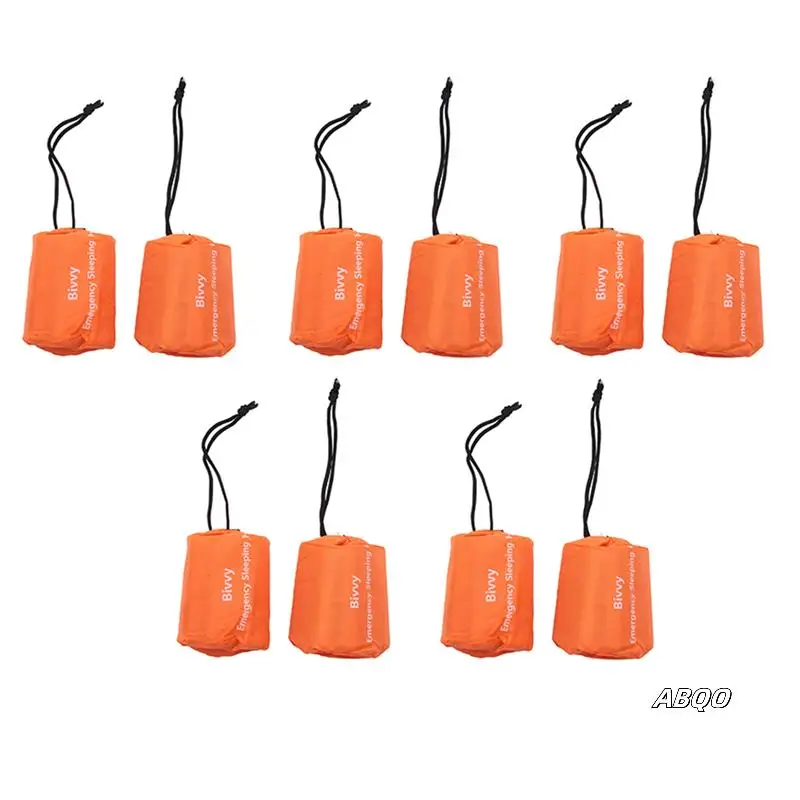 10-Pack Emergency Sleeping Bag Thermal Waterproof Survival Blanket For Outdoor Camping Hiking
10-Pack Emergency Sleeping Bag Thermal Waterproof Survival Blanket For Outdoor Camping Hiking