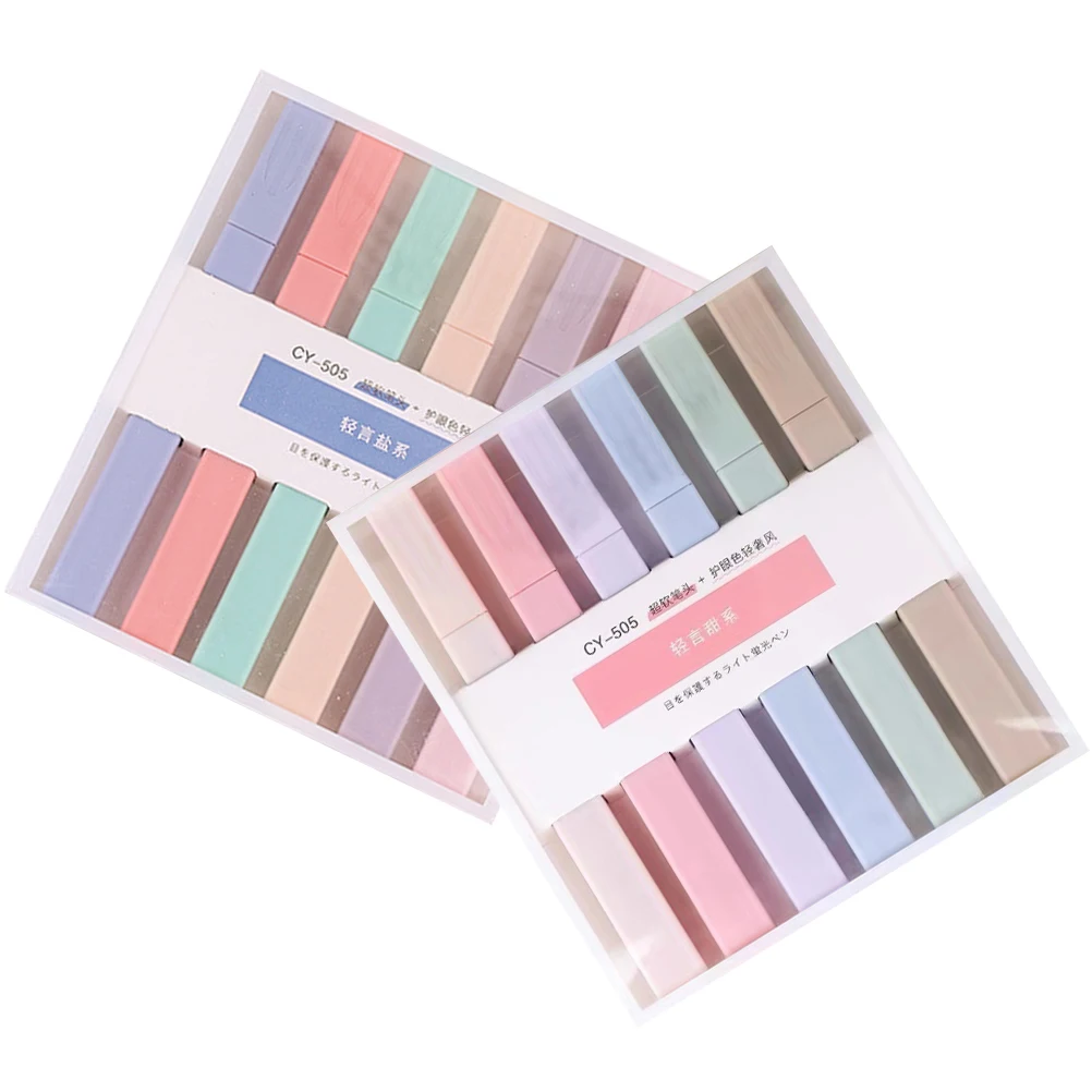 12 Pcs Fluorescent Pens Highlighters Light Colors Book Markers Daily Use Portable School Work Art Supplies Household Marker Pen
12 Pcs Fluorescent Pens Highlighters Light Colors Book Markers Daily Use Portable School Work Art Supplies Household Marker Pen