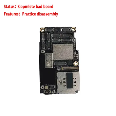 Placa danificada com nand para iphone x xr xs 11 12 pro max 13, manual de prática, placa mãe ruim, desmontagem, trem de habilidade técnica