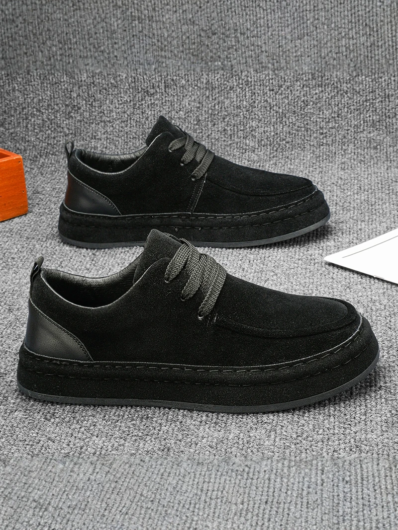 Men's Anti-Slip Black Casual Shoes 2026 New Style Summer Trendy Workwear Sporty Comfortable Leather Shoes for Men
Men's Anti-Slip Black Casual Shoes 2026 New Style Summer Trendy Workwear Sporty Comfortable Leather Shoes for Men