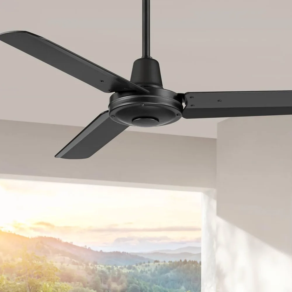 44" Plaza DC Modern Industrial 3 Blade Indoor Outdoor Ceiling Fan with Remote Control Matte Black Metal Damp Rated for Patio Ex
44" Plaza DC Modern Industrial 3 Blade Indoor Outdoor Ceiling Fan with Remote Control Matte Black Metal Damp Rated for Patio Ex