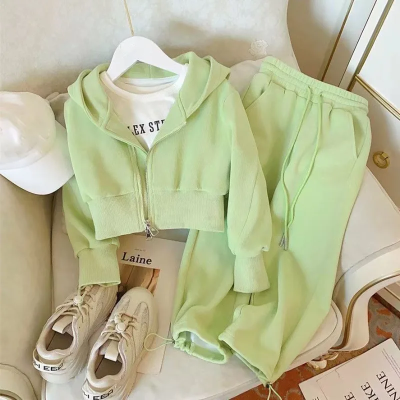 4-10 Years Children Clothing Set Girl Casual Clothes Kids Sweatshirt Vest And Pants 3 Pcs Baby Spring and Autumn Tracksuits
4-10 Years Children Clothing Set Girl Casual Clothes Kids Sweatshirt Vest And Pants 3 Pcs Baby Spring and Autumn Tracksuits