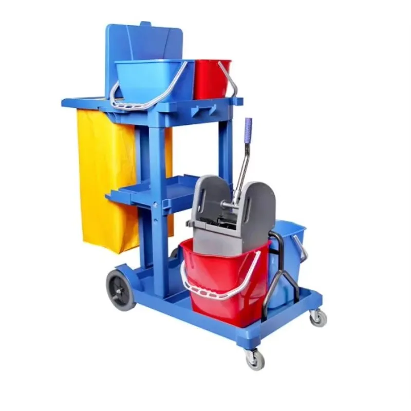 Cleaning Trolley Cart with Mop Bucket Clean Janitor Trolley
Cleaning Trolley Cart with Mop Bucket Clean Janitor Trolley