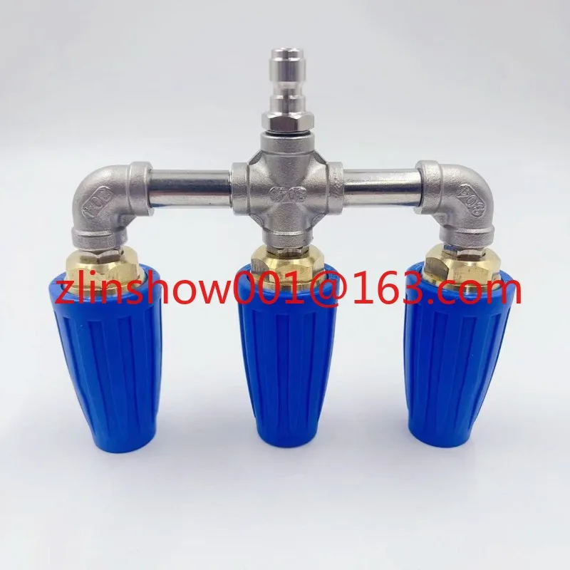 High pressure cleaner lotus rotating copper multi-pass nozzle 4000PS nozzle
High pressure cleaner lotus rotating copper multi-pass nozzle 4000PS nozzle