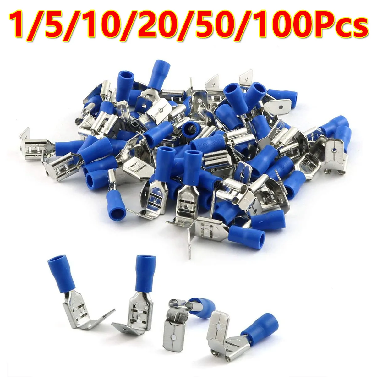 1/5/10/20/50/100Pcs Wire Terminal PBDD Terminals Blue Piggy Back Disconnector Connector2mm Pre-insulating Crimping Female Spade
1/5/10/20/50/100Pcs Wire Terminal PBDD Terminals Blue Piggy Back Disconnector Connector2mm Pre-insulating Crimping Female Spade