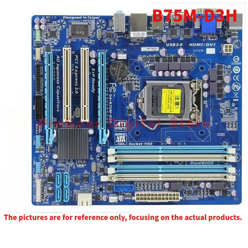 Материнская плата Gigabyte B75M-D3H LGA1155 B75 mATX DDR3 с HDMI, SATA3, USB3.0
Материнская плата Gigabyte B75M-D3H LGA1155 B75 mATX DDR3 с HDMI, SATA3, USB3.0