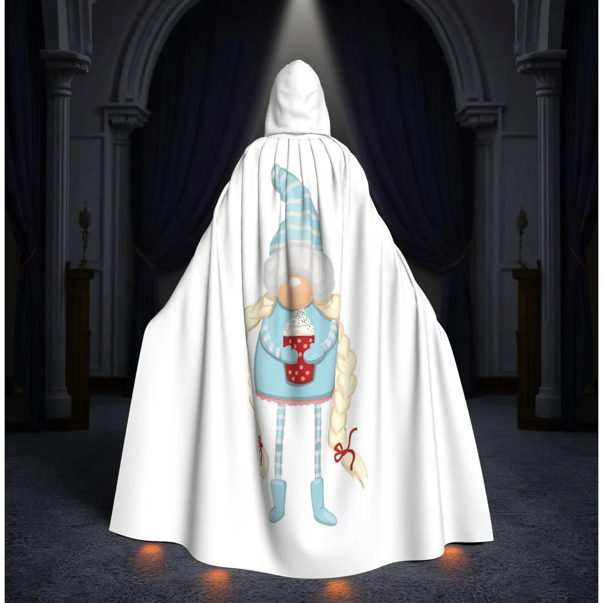 Рождественский гном в длинной накидке с капюшоном, костюм ведьмы, средневековый костюм, накидка для косплея, на Хэллоуин, вампир, для взрослых, унисекс
Рождественский гном в длинной накидке с капюшоном, костюм ведьмы, средневековый костюм, накидка для косплея, на Хэллоуин, вампир, для взрослых, унисекс