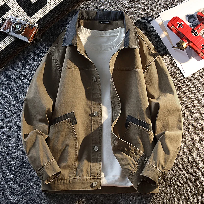 2026 Spring New Men Casual Comfortable High-Quality Fashionable Trendy Large Size Versatile Solid Color Loose Lapel Denim Jacket
2026 Spring New Men Casual Comfortable High-Quality Fashionable Trendy Large Size Versatile Solid Color Loose Lapel Denim Jacket