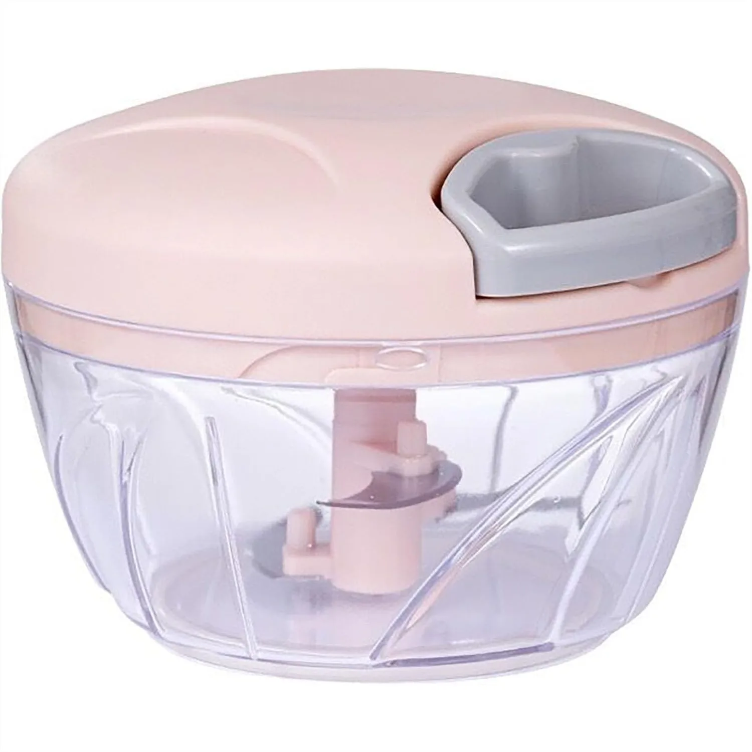 Manual Garlic Chopper, 500ml Hand Pull String Vegetable Chopper with Stainless Steel Blade for Crushing Garlic, Veggies, Spice
Manual Garlic Chopper, 500ml Hand Pull String Vegetable Chopper with Stainless Steel Blade for Crushing Garlic, Veggies, Spice