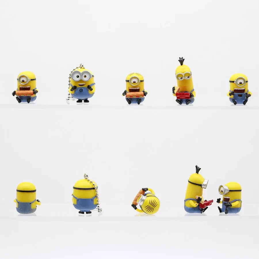 Миниатюрная игрушка Gashapon, миньоны, время еды, декоративная сумка Me, подвески, мини-фигурки, брелок, подарки на день рождения для детей
Миниатюрная игрушка Gashapon, миньоны, время еды, декоративная сумка Me, подвески, мини-фигурки, брелок, подарки на день рождения для детей